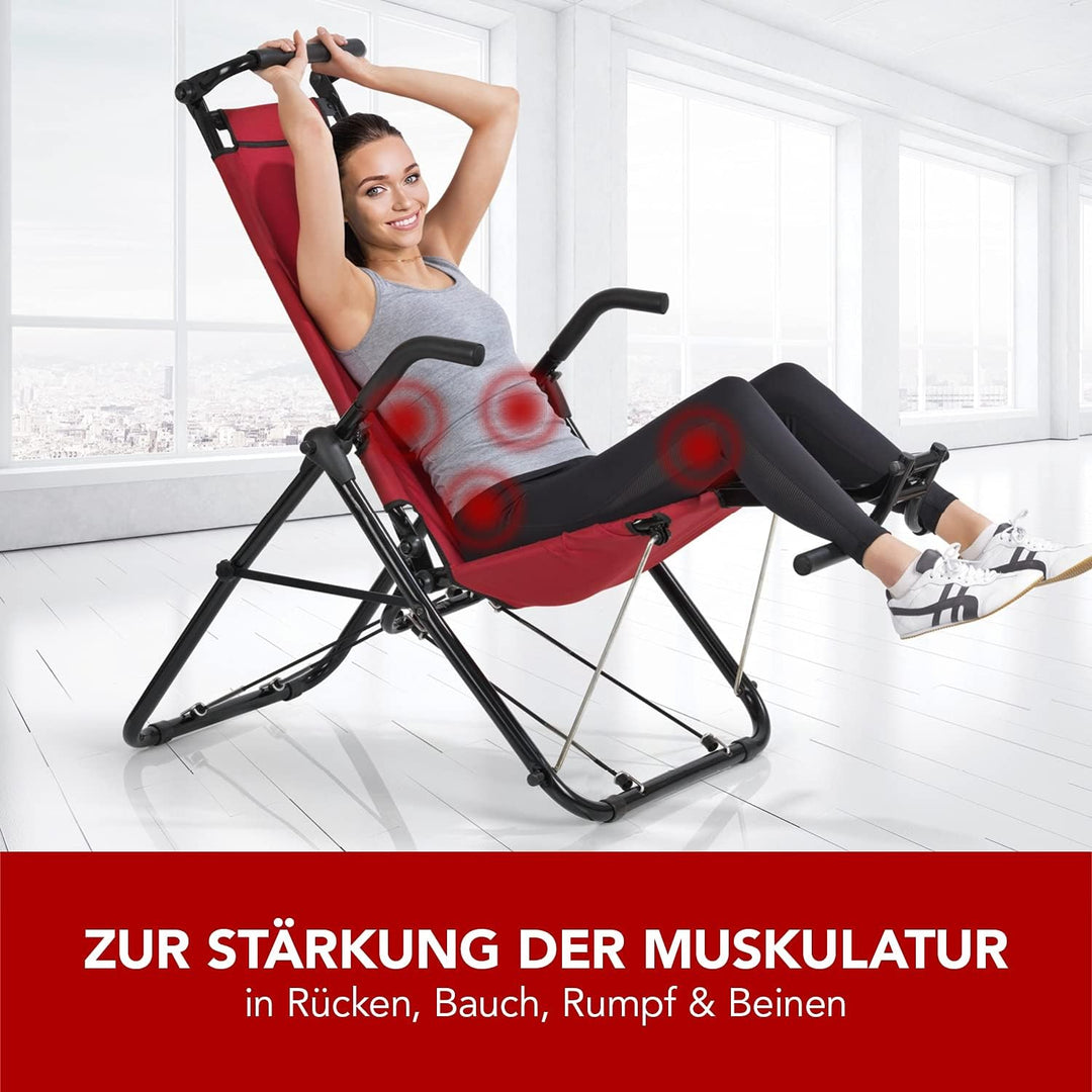 MAXXMEE Inversionstrainer Deluxe | Für jedes Alter, für jeden Fitness-Level | Zur Stärkung der Rücke