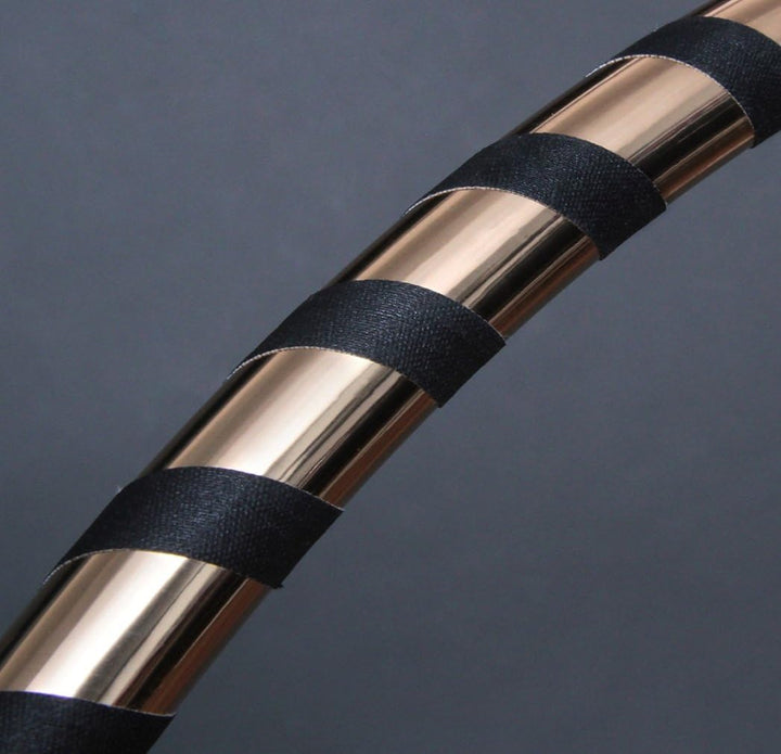 Designer Hula Hoop Reifen von Hoopomania Ø80/90/100cm Black &amp; Gold Ø100cm, Black &amp; Gold Ø100cm