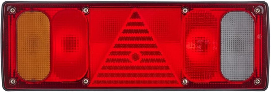 HELLA - Heckleuchte - EasyConn I - Glühlampe - 24V - Anbau/geschraubt - Lichtscheibenfarbe: mehrfarb