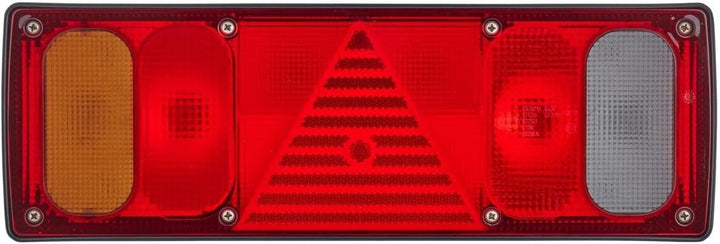 HELLA - Heckleuchte - EasyConn I - Glühlampe - 24V - Anbau/geschraubt - Lichtscheibenfarbe: mehrfarb
