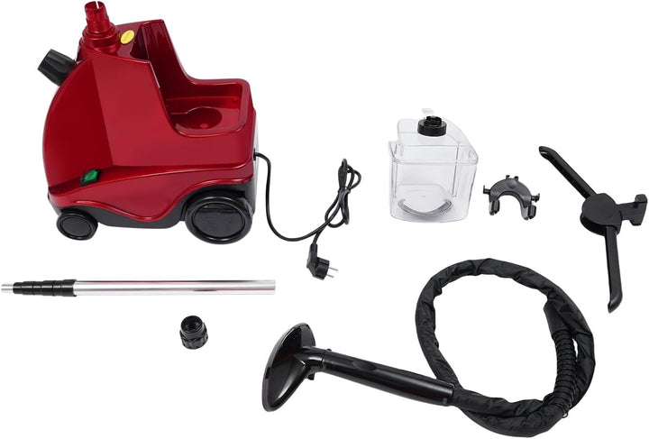 2500W Vertikaler Steamer & Dampfglätter mit Rollen,3 L Wassertank,Dampfleistung 70ml/min,60 Minuten