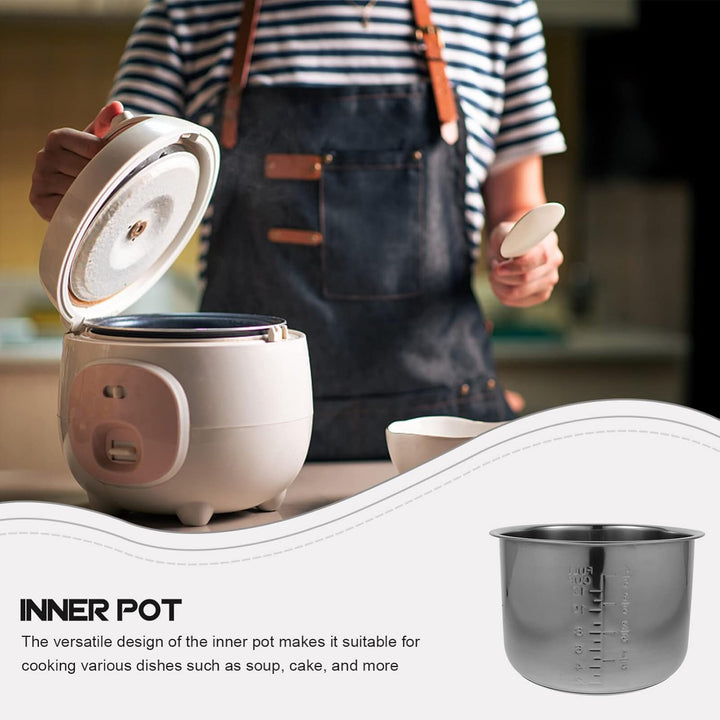 BESTonZON Auskleidung für Reiskocher Kochtopf Innentopf reiskocher innentopf 6l Kochgeschirr aus Ede