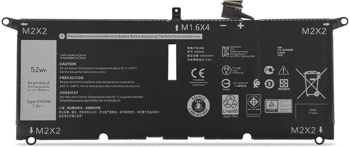 AKKEE DXGH8 Laptop Battery Compatible with Dell XPS 13 9370 9380 Inspiron 13 7390 7391 2-in-1 5390 5