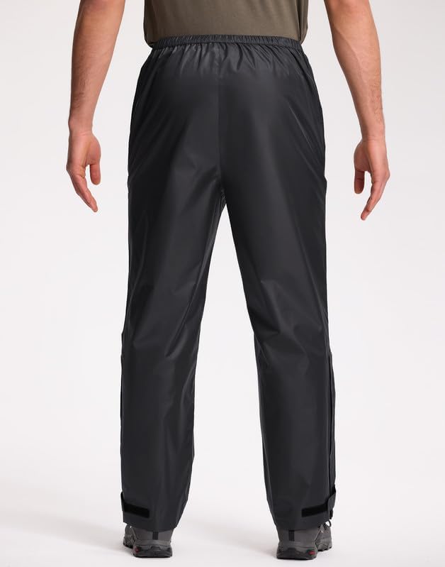 Pioneer Camp Regenhose Herren Wasserdicht 20000mm Leichte Packbar Fahrrad Überhose Winddichte Atmung