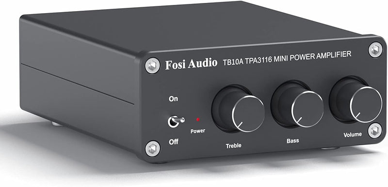 Fosi Audio TB10A 2 Kanal Stereo Audio Verstärker Empfänger Mini Hi-Fi Class D Vollverstärker 2.0CH f