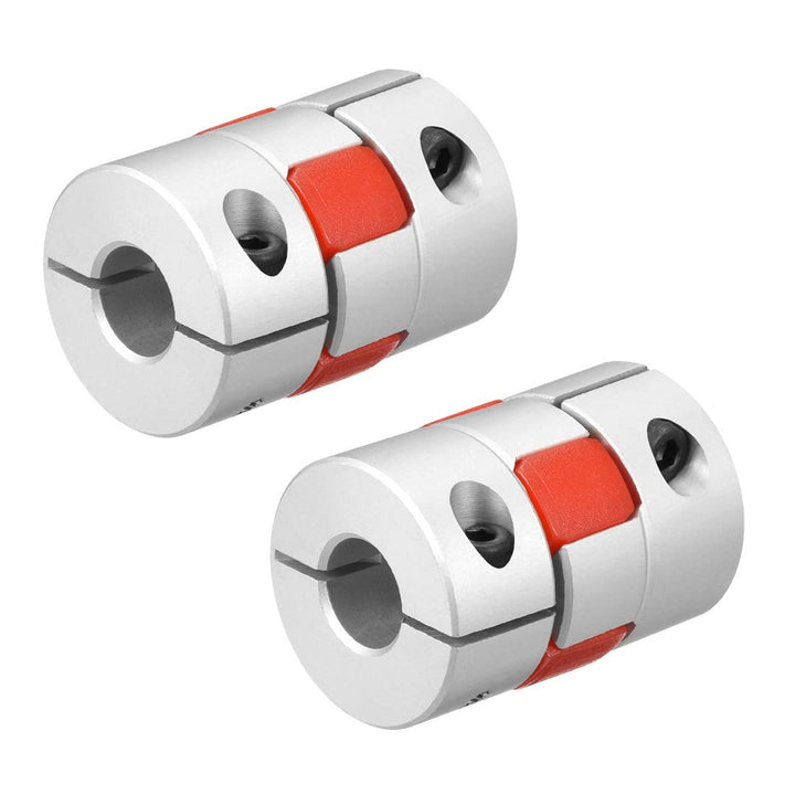 sourcing map 2pcs Wellenkupplung 10mm bis 10mm Bohrung L35xD25 Flexibles Kupplungsgelenk für Servo S