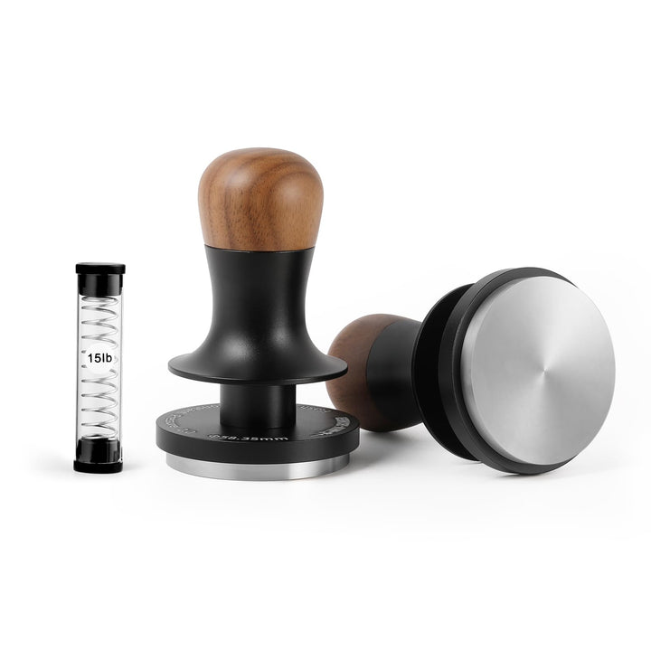 MHW-3BOMBER Kaffee Tamper 58 mm 2.0, Konstanter Druck Tamper mit Sound Feedback, Eingebaute 3 federb