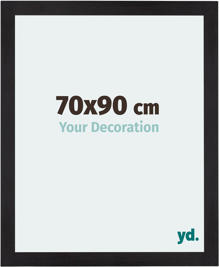 yd. Your Decoration - Bilderrahmen 70x90 cm - Bilderrahmen aus MDF mit Acrylglas - Antireflex - Ausg