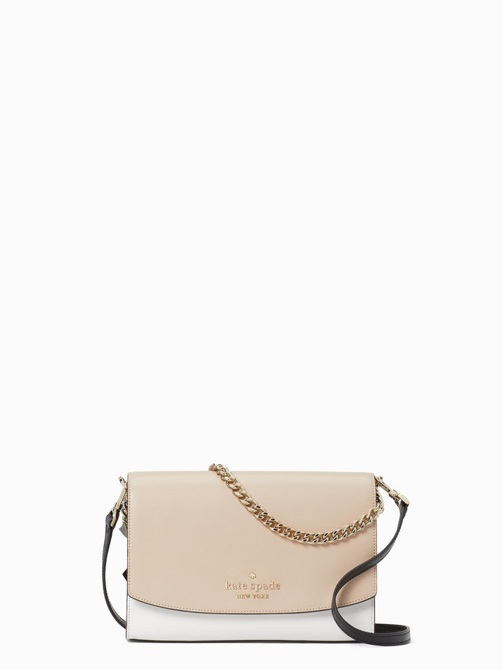 Kate Spade New York Damen Carson Umhängetasche, Warmes Beige, Mehrfarbig