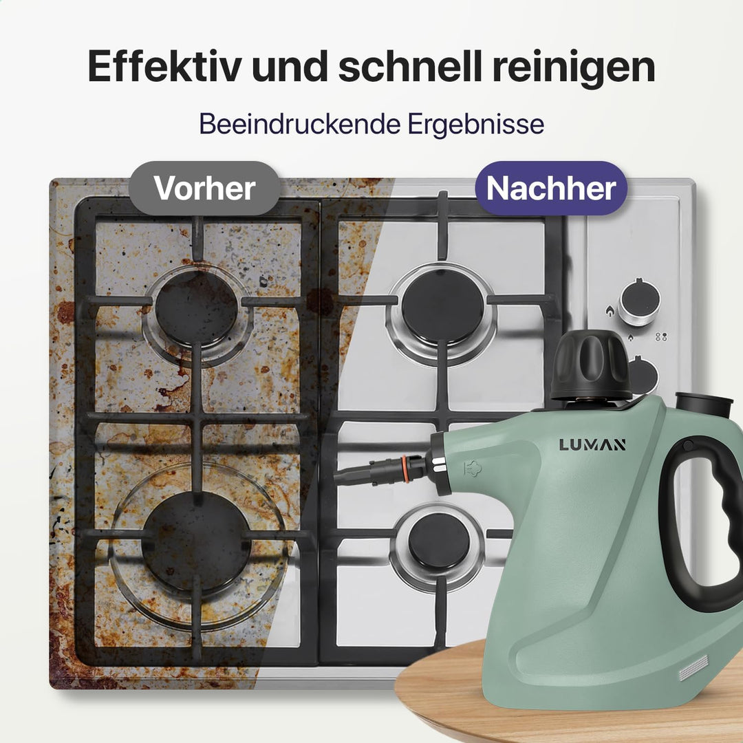 LUMAN 16 in 1 Dampfreiniger C3 - Steam Lock Funktion - Handdampfreiniger - Handdampfreiniger - Fleck
