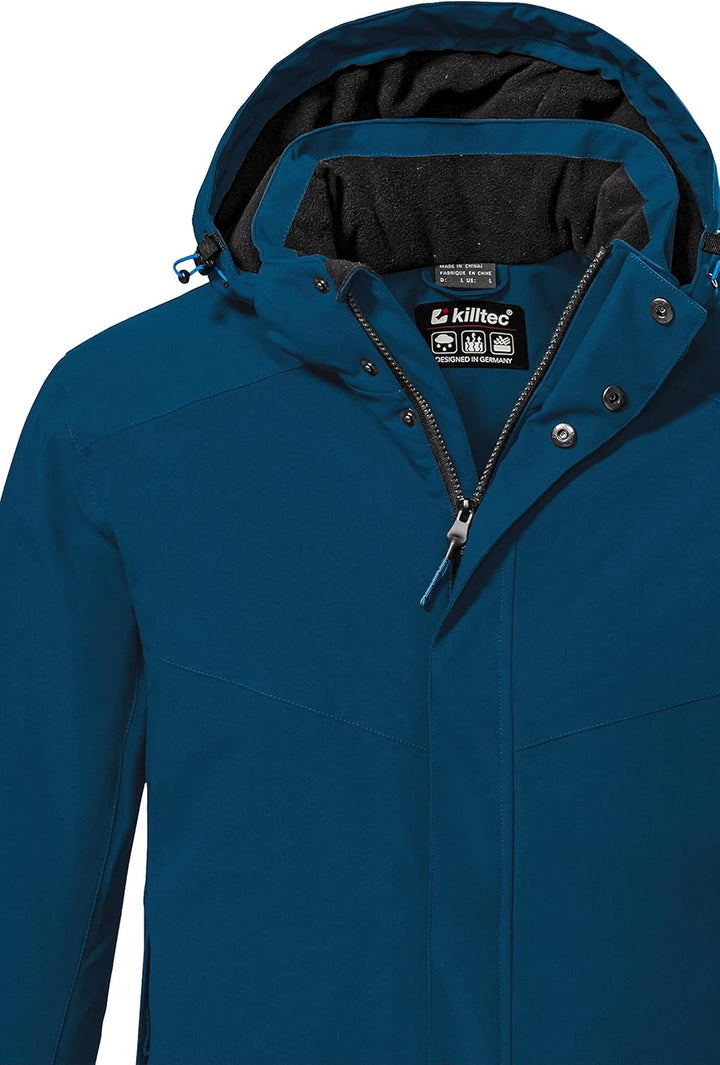 Killtec Herren Outdoorjacke Funktionsjacke mit abzippbarer Kapuze KOW 148 MN Jckt wasserdicht, atmun