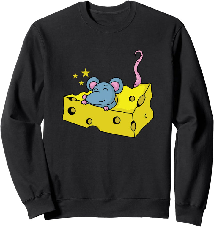Käsestück mit Maus Sweatshirt