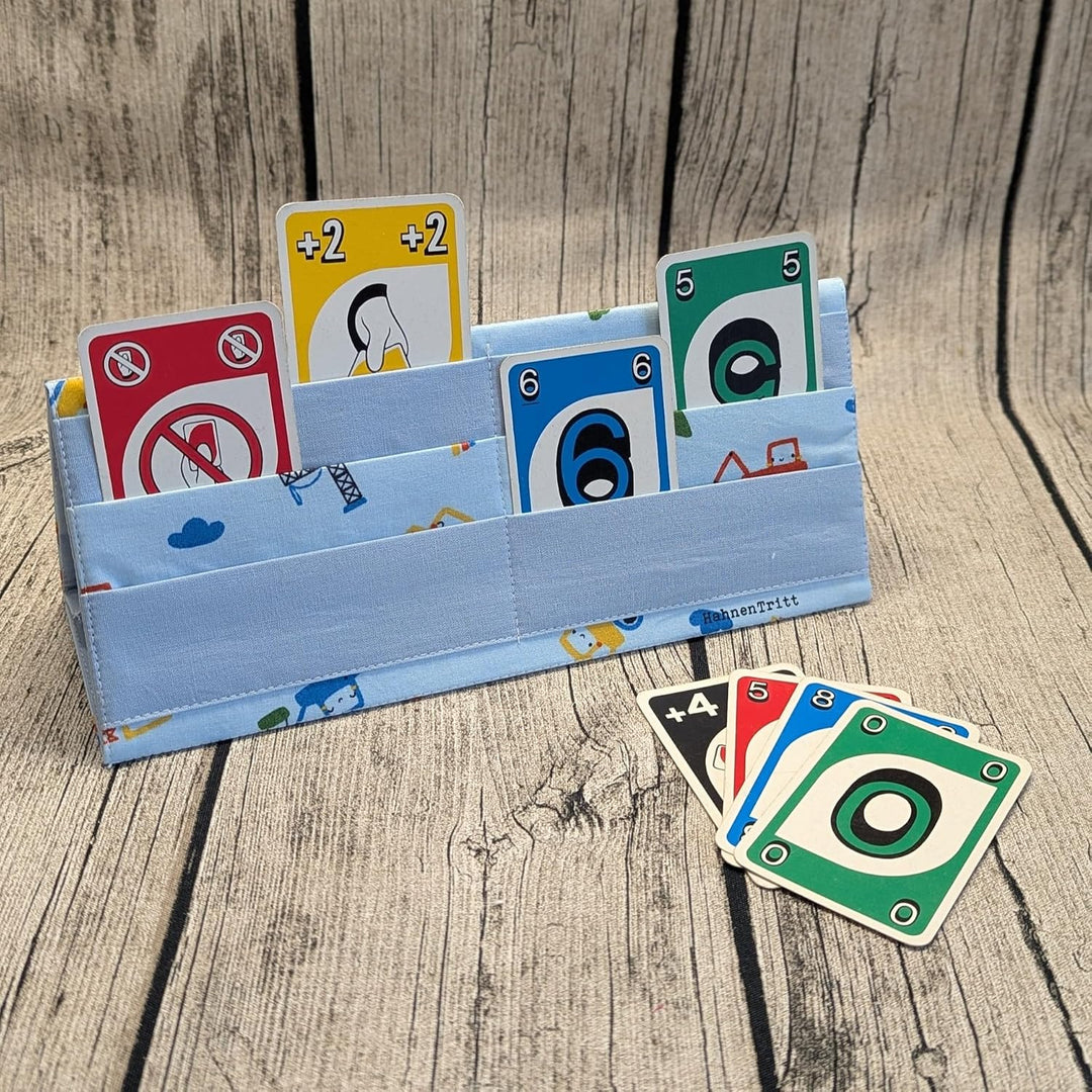 Spielkartenhalter aus Stoff - Handgefertigt & Praktisch | Ideal für Kinder, Senioren & Menschen mit
