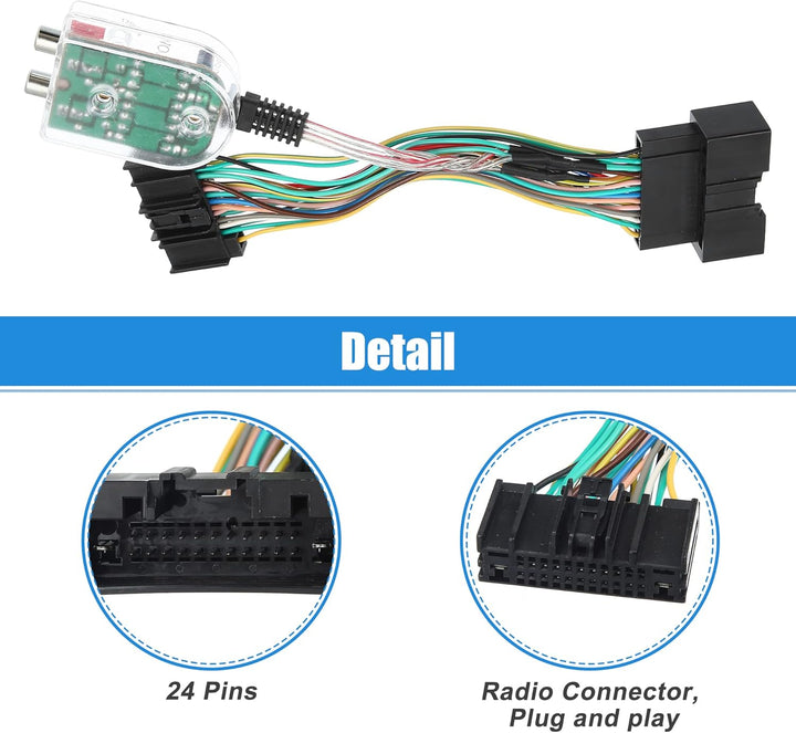 1 Satz Subwoofer Verstärker Plug & Play Kabelbaum für Ford 70-5524 Hinzu