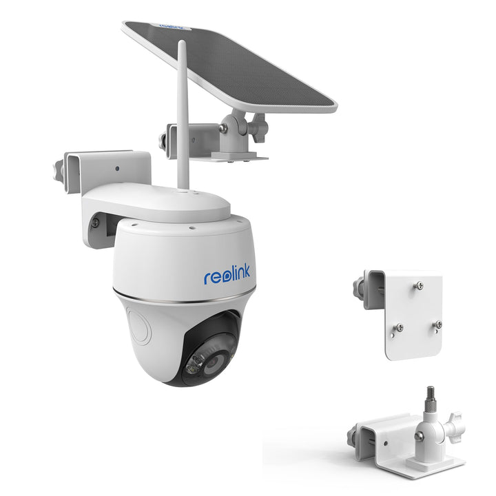 HOLACA Kamera und Solarpanel Dachrinnenhalterung Kompatibel mit Reolink Argus 3MP,4MP/2K,5MP/2K,4K/8