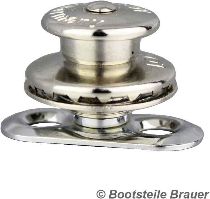 15 Stück LOXX® Oberteil Knopf mit grosser Griffkappe, Standartscheibe für Material bis 2,5 mm - Mess