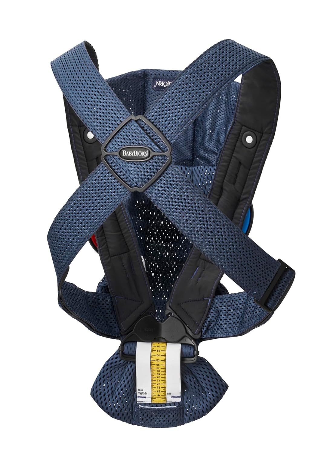 BabyBjörn Babytrage Mini, 3D-Netzstoff, Marineblau 3D-Netzstoff Marineblau, 3D-Netzstoff Marineblau