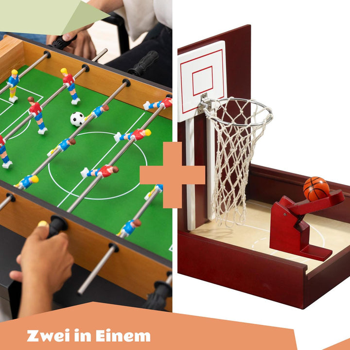 GOODS+GADGETS All Kids United® Shoot Basketball Tischspiel Kicker-Wurfspiel; Greifen & Körbe Werfen