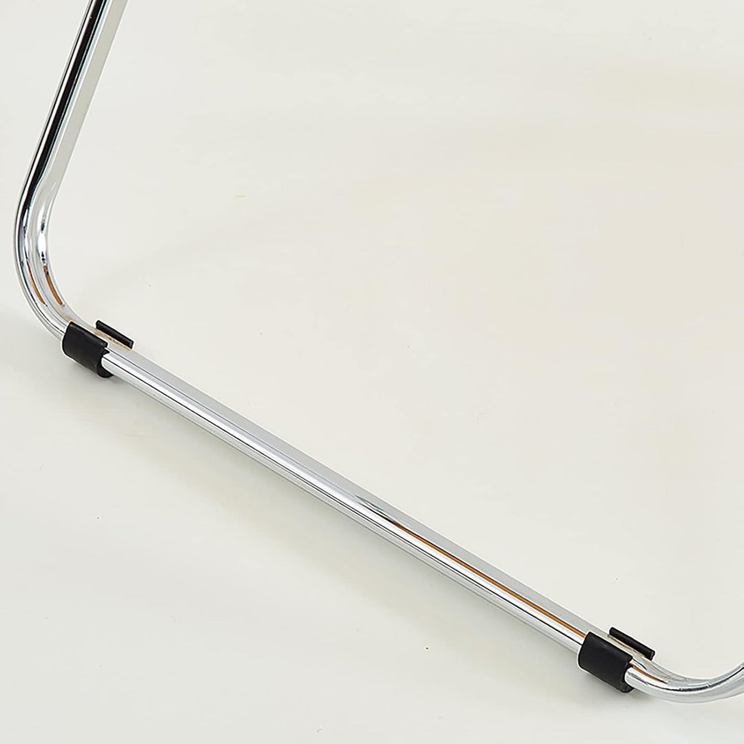 AoForce Acryl-Klappstühle Luxuriöser moderner transparenter Klappstuhl Stapelbarer Kristallsitz Wohn