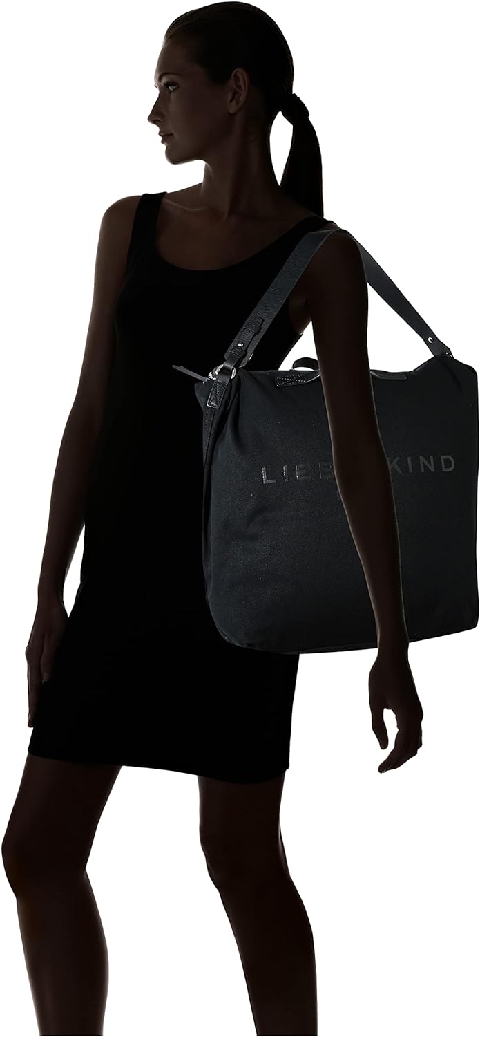Liebeskind Damen Clea Hobo L Schwarz, Schwarz