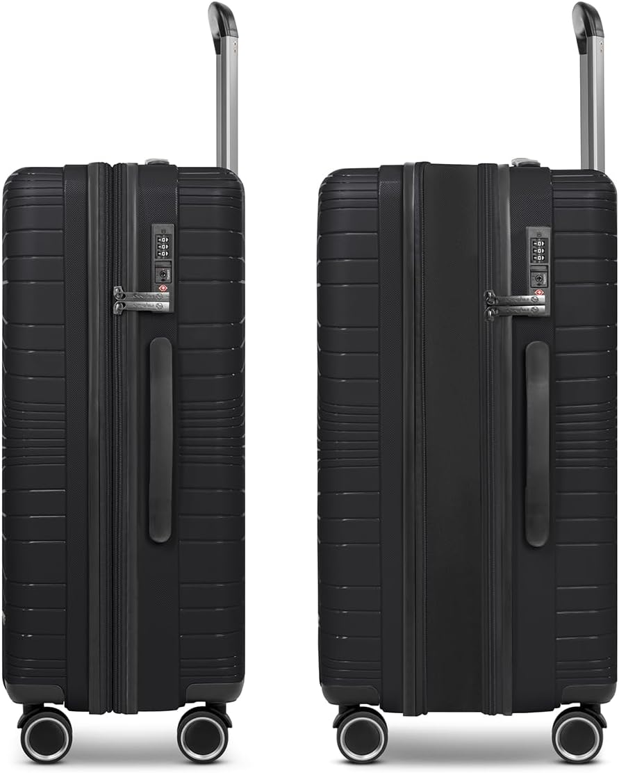Franky Dallas 3.0 Hartschalen-Koffer gross | Reisekoffer - Trolley ausgestattet mit 4 Rollen, einem