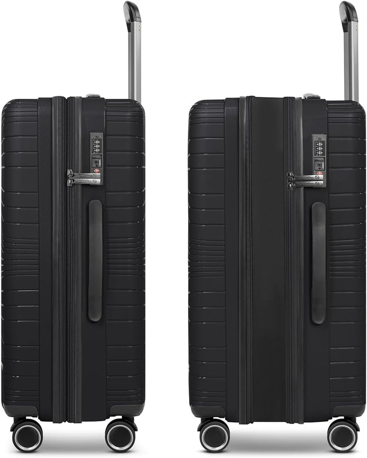 Franky Dallas 3.0 Hartschalen-Koffer gross | Reisekoffer - Trolley ausgestattet mit 4 Rollen, einem