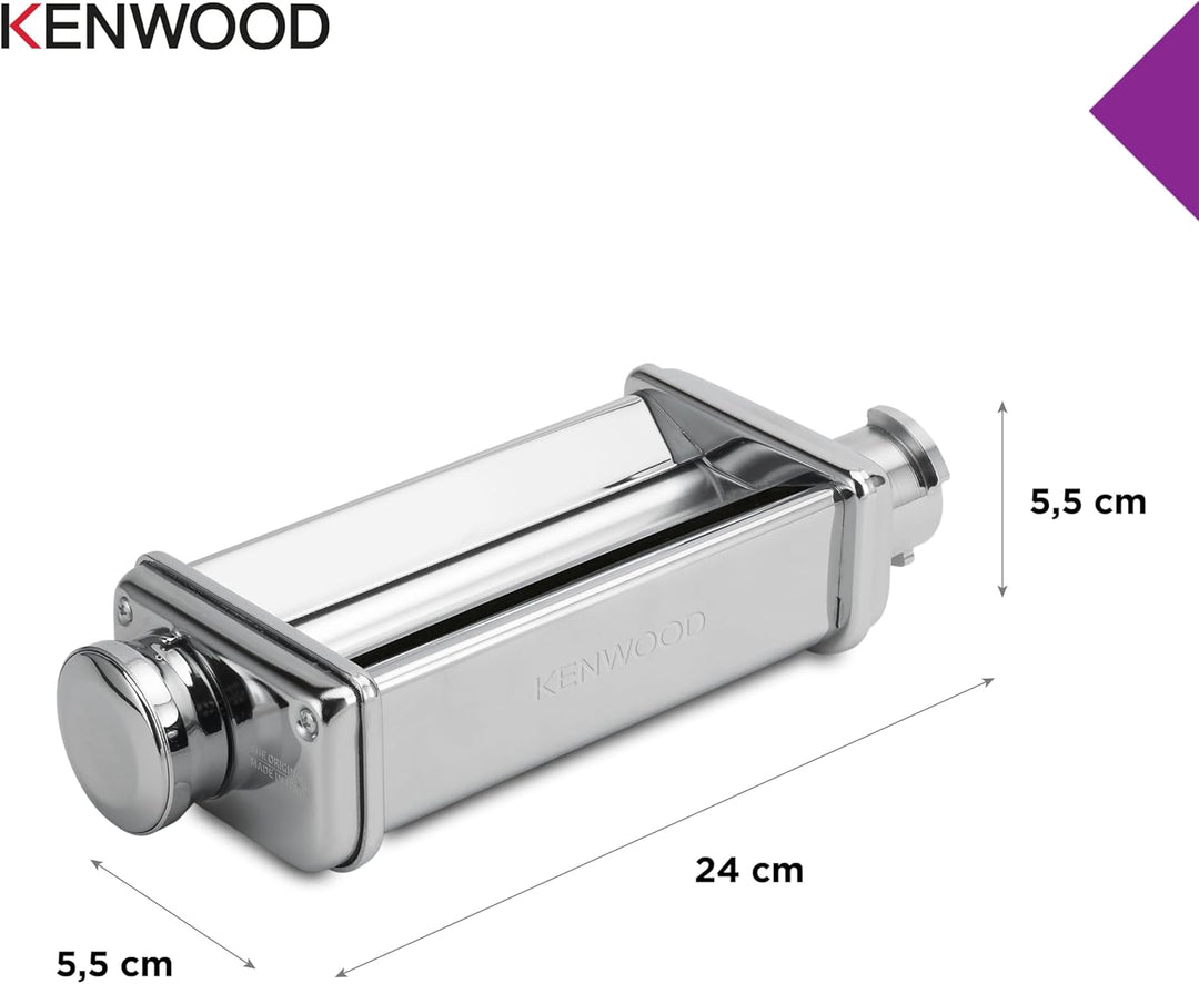 Kenwood KAX980ME Lasagne-Walze, Küchenmaschinen-Zubehör, silber, Lasagne-Walze