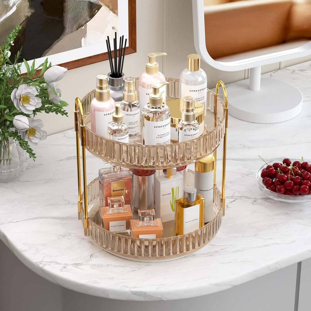 MOACC Make Up Kosmetik Organizer, 360° Drehbar Aufbewahrung, Schmink O –  techstudio.ch