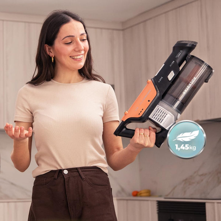 Cecotec Staubsauger Kabellos Conga Rockstar S30 Flex. Ultraleicht 2,5 kg, 80 AW, BLDC-Motor, 240 W,