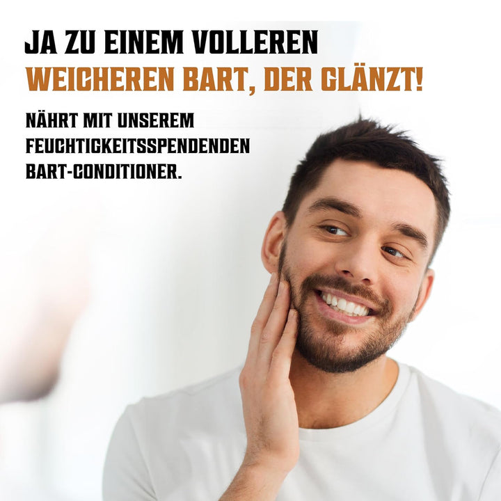 Viking Revolution Bart Shampoo & Conditioner Set - Erweicht, Glättet & Stärkt den Bartwuchs - Natürl