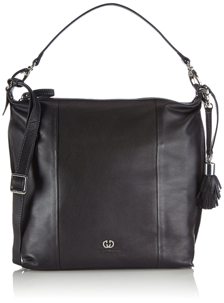 Gerry Weber Turin 4080002842 Damen Henkeltaschen 27x29x12 cm (B x H x T) Schwarz Black 900, Schwarz