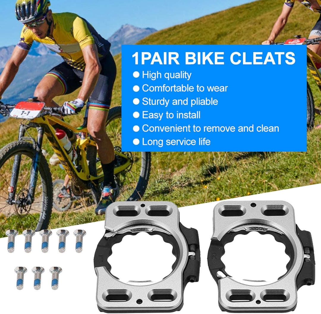 speedplay zer0 cleats + 1-Paar Schnellfreigabeschuhabdeckungsadapter für SpeedPlay Zero Fahrradkit,