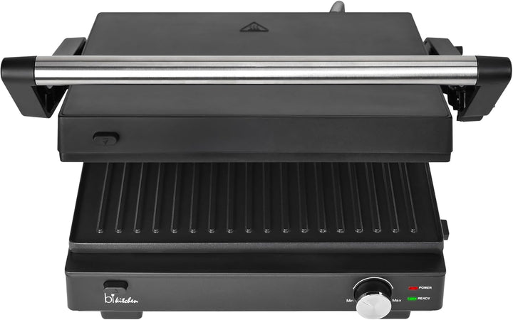 Silva Schneider grill 200 Kontaktgrill | 1500-1800W | Abnehmbare Grillplatten | Stufenlose Temperatu