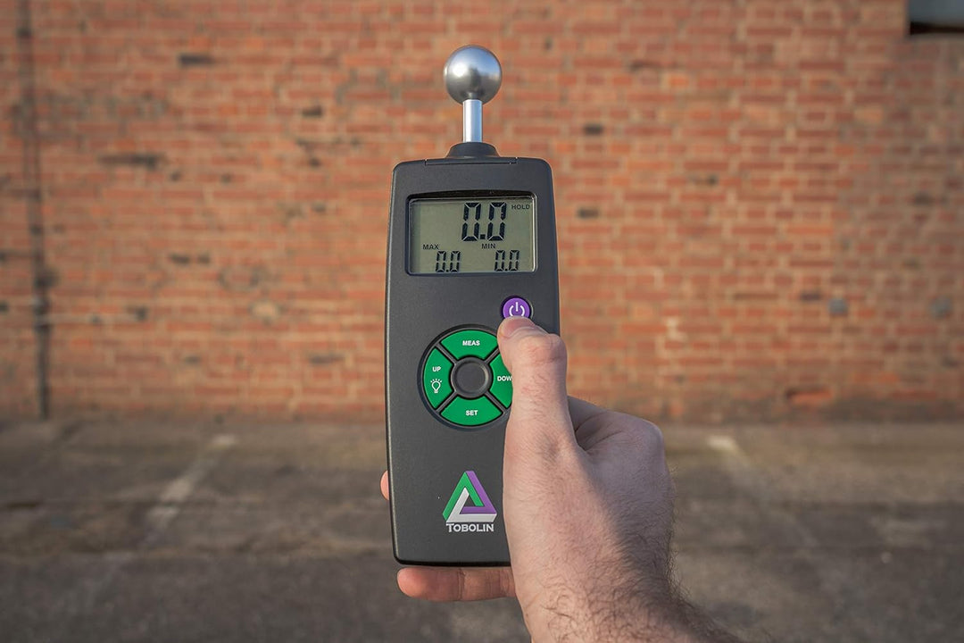 TOBOLIN Feuchtemessgerät TOBOMETER HY - Feuchtigkeitsmessgerät mit LCD-Display für Mauerwerk – Feuch