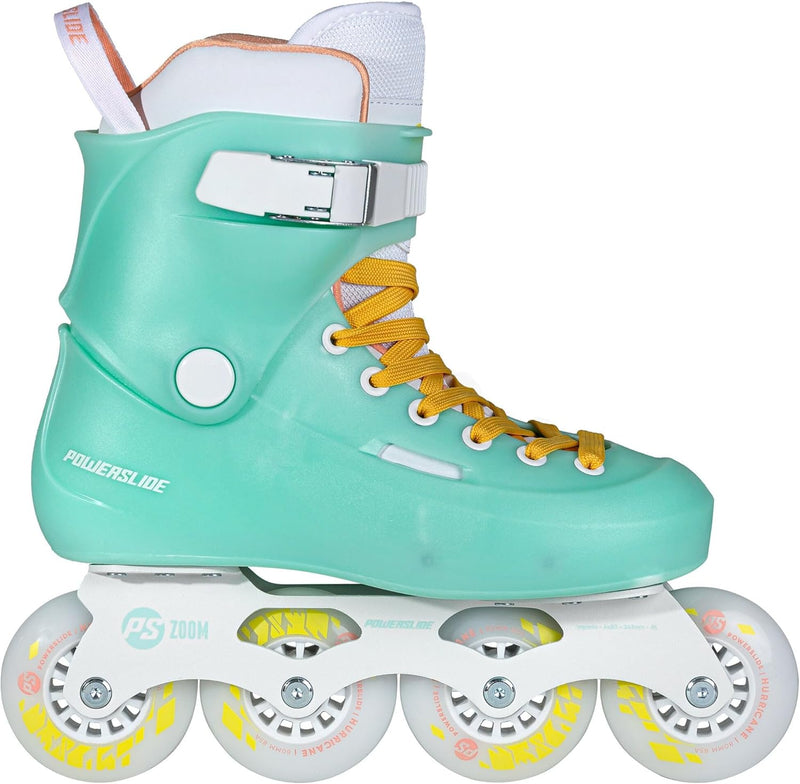 Powerslide Inline Skates Zoom Baby Blue 80, Unisex für Herren und Damen in Blau, 80mm/85A Rollen, AB