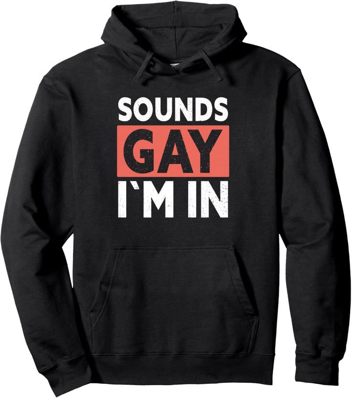Sounds Gay I'm In - Schwul LGBTQ Pullover Hoodie