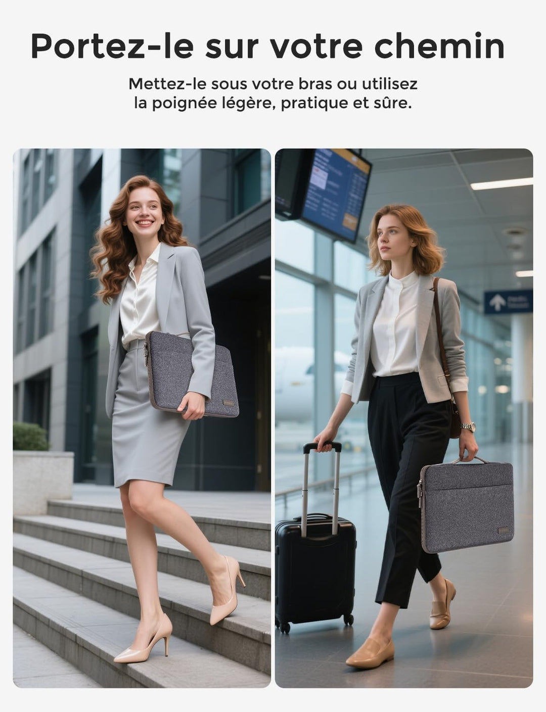 DOMISO 17 Zoll Wasserdicht Laptophülle Laptop Sleeve Case Notebook Hülle Tasche für 17.3" HP Pavilio