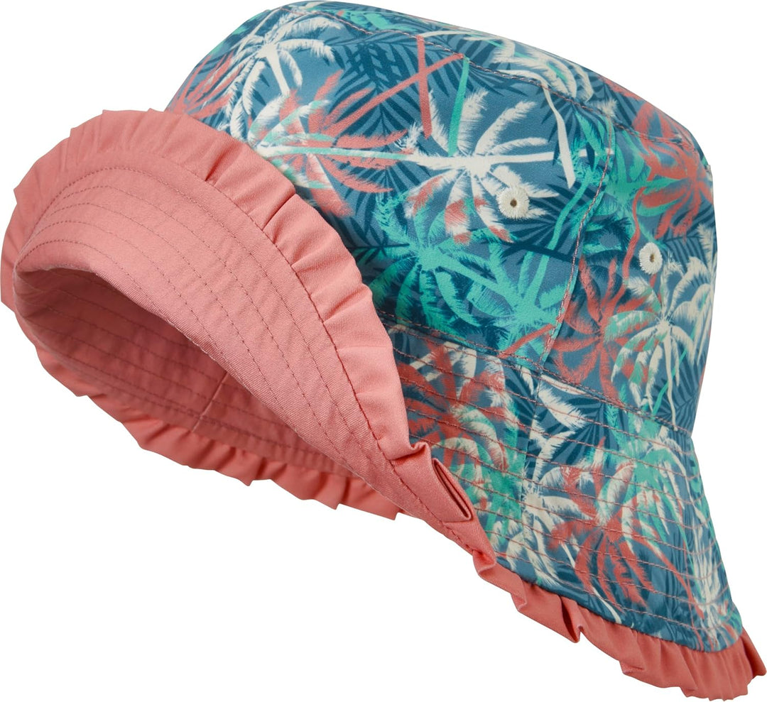 Playshoes Mädchen Uv-Schutz Sonnenhut Bademütze Kopfbedeckung 53 Palmen, 53 Palmen