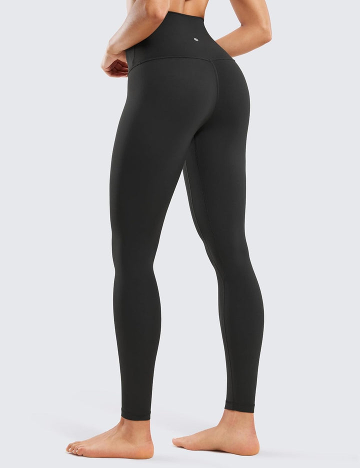 CRZ YOGA Damen Leggings 44 Schwarz, 44 Schwarz