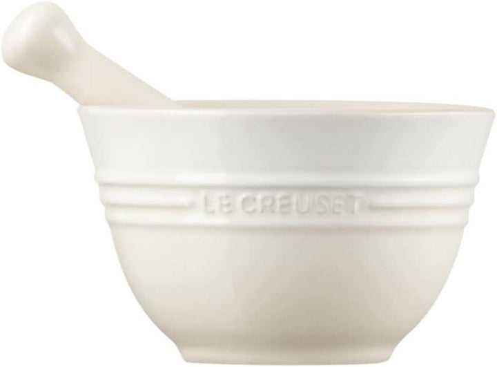 Le Creuset Mörser aus Steinzeug, 360 g, 300 ml, Meringue, 81209307160003, Meringue