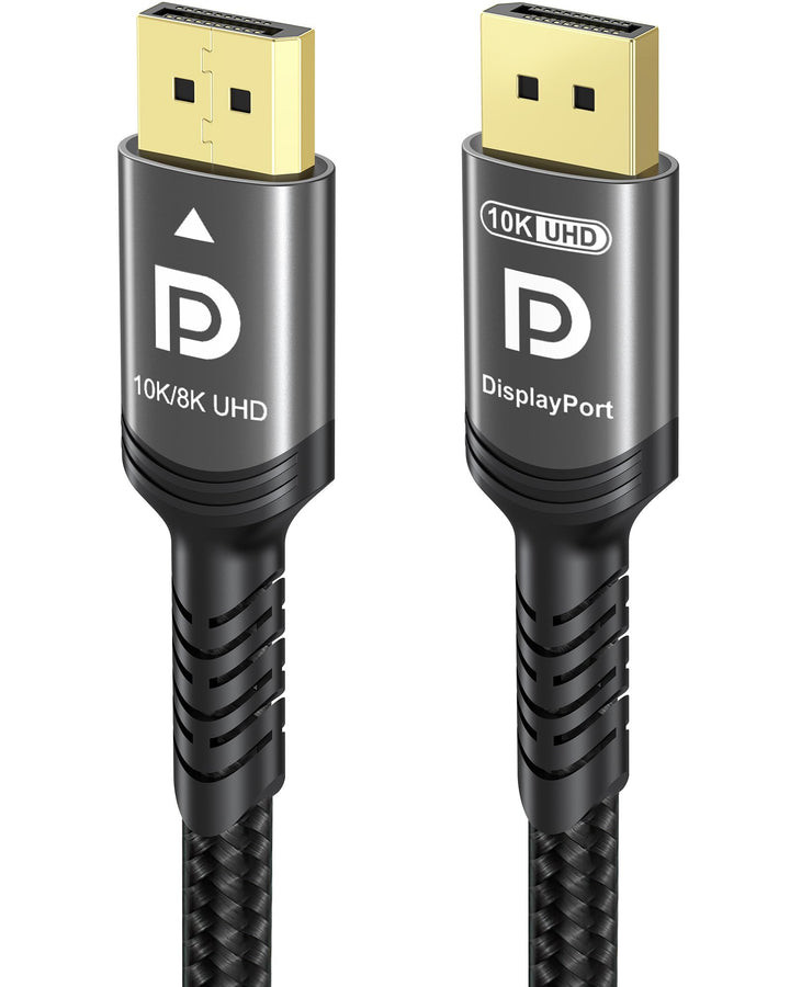 10K 8K 4K DisplayPort 2.1 Kabel 54Gbps 7.5M, VESA Zertifiziertes DP zu DP Kabel 4K 240Hz 144Hz 120Hz
