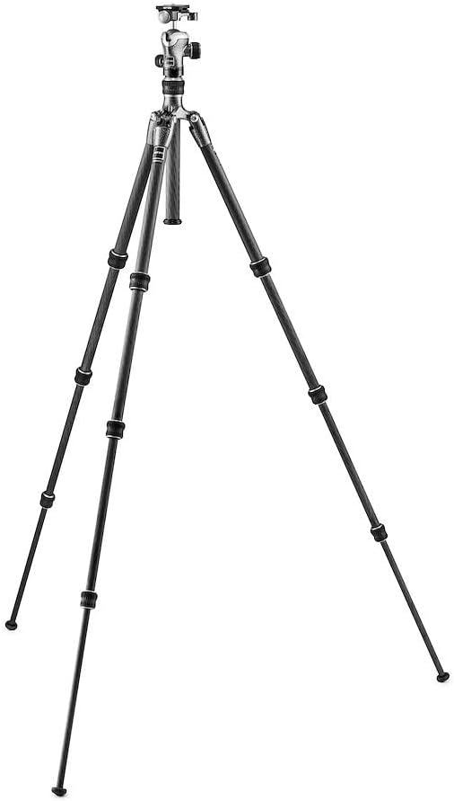 Gitzo GK1545T-82TQD Traveler Stativ mit Kugelkopf (kompakt, faltbar und leicht, kurze Säule für Aufn