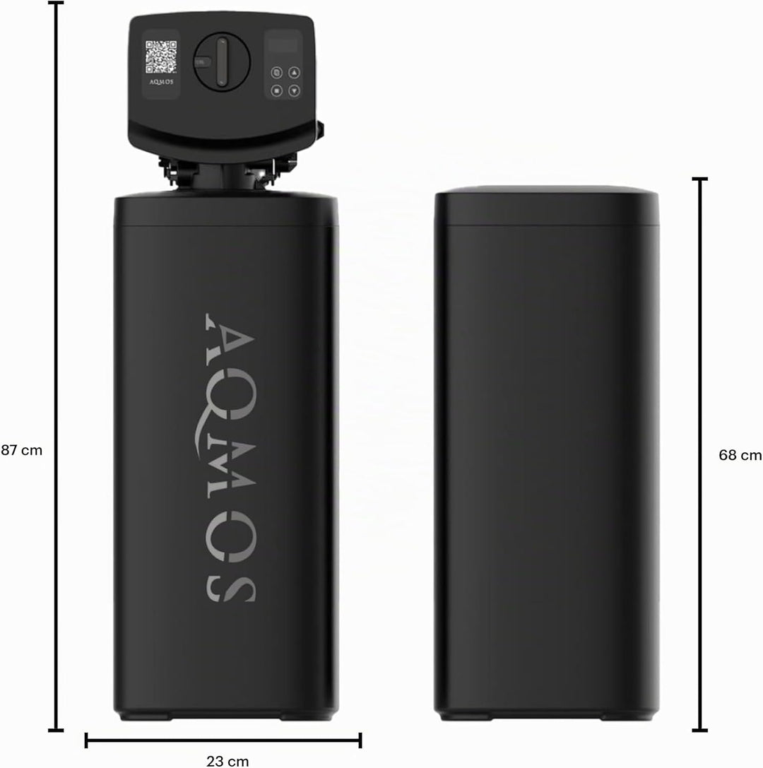 AQMOS FLEX-60 Wasserenthärtungsanlage – mit Anschlussset 1" und Montageblock 1" Entkalkungsanlage Ha