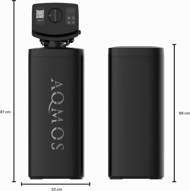 AQMOS FLEX-60 Wasserenthärtungsanlage – mit Anschlussset 1" und Montageblock 1" Entkalkungsanlage Ha