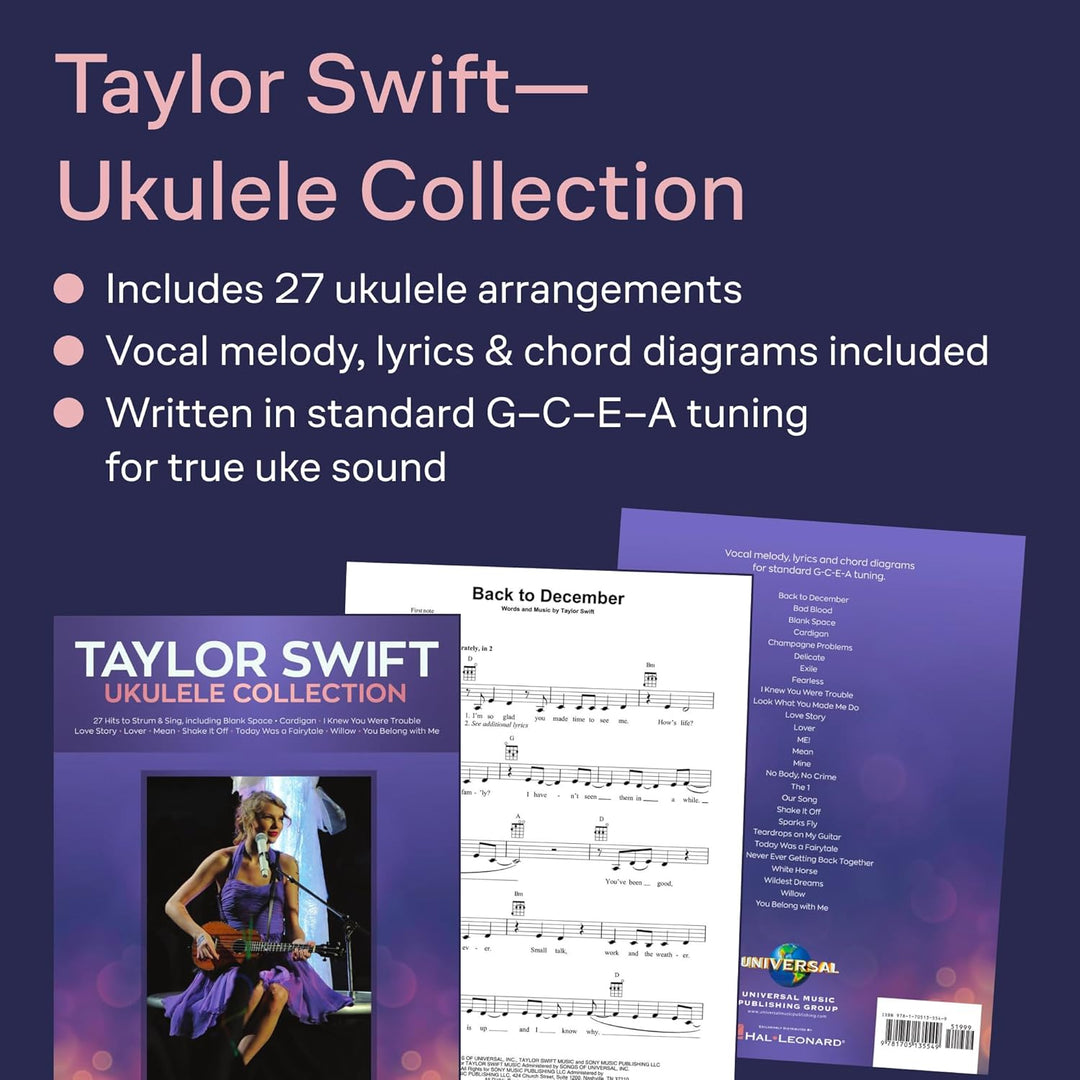 Taylor Swift - Ukulele Collection - 27 Hits to Strum & Sing, Taschenbuch