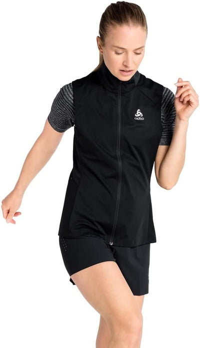 Odlo Damen Zeroweight Warm_313651 Laufweste XS Schwarz, XS Schwarz