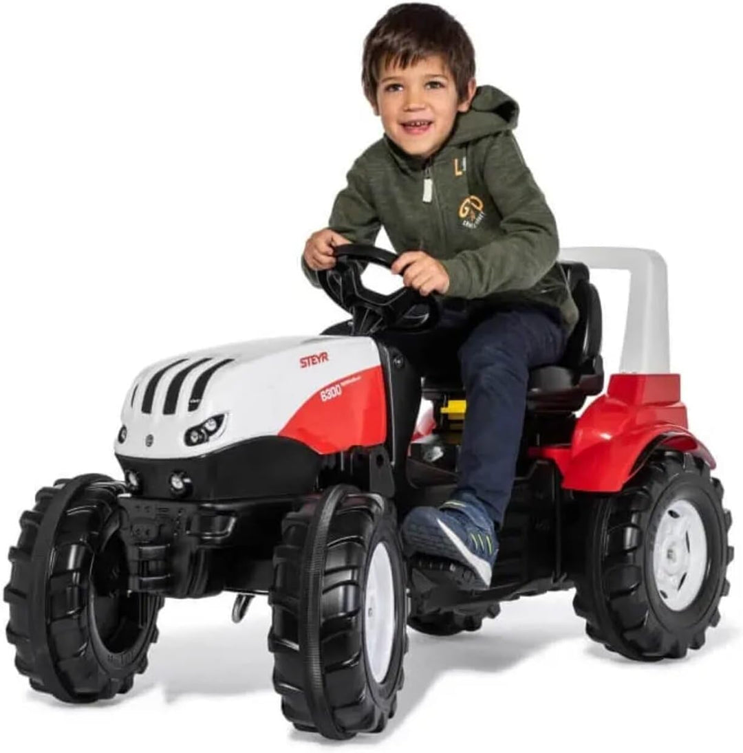 Rolly Toys rollyFarmtrac Trettraktor Steyr 6300 Terrus CVT 720002 (ab 3 Jahre, Flüsterlaufreifen, lä