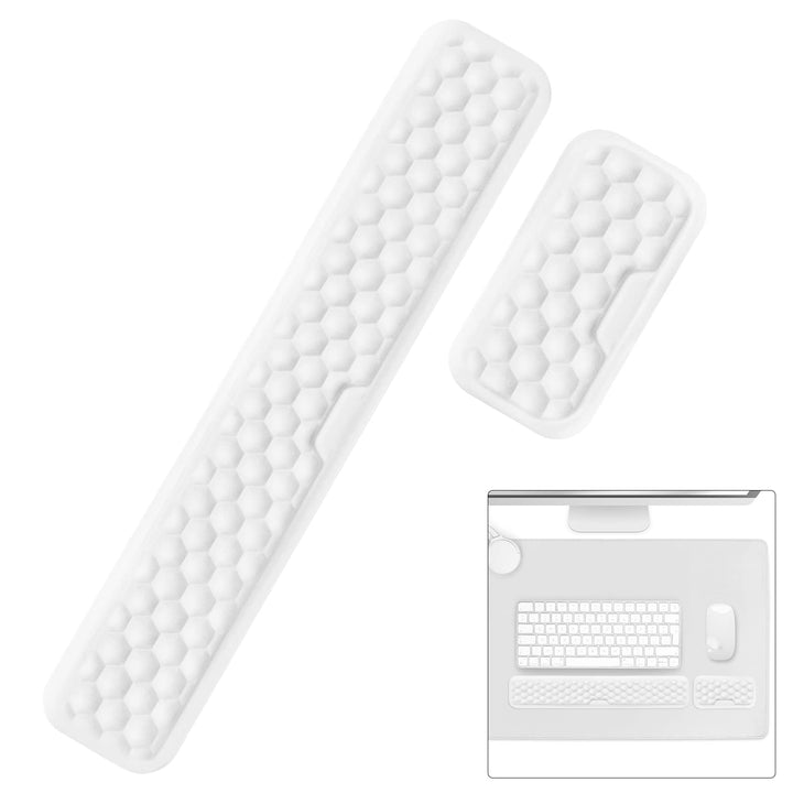 Giecy Handballenauflage Tastatur und handgelenkauflage Maus,Memory-Schaum ergonomisch Wrist Rest zur