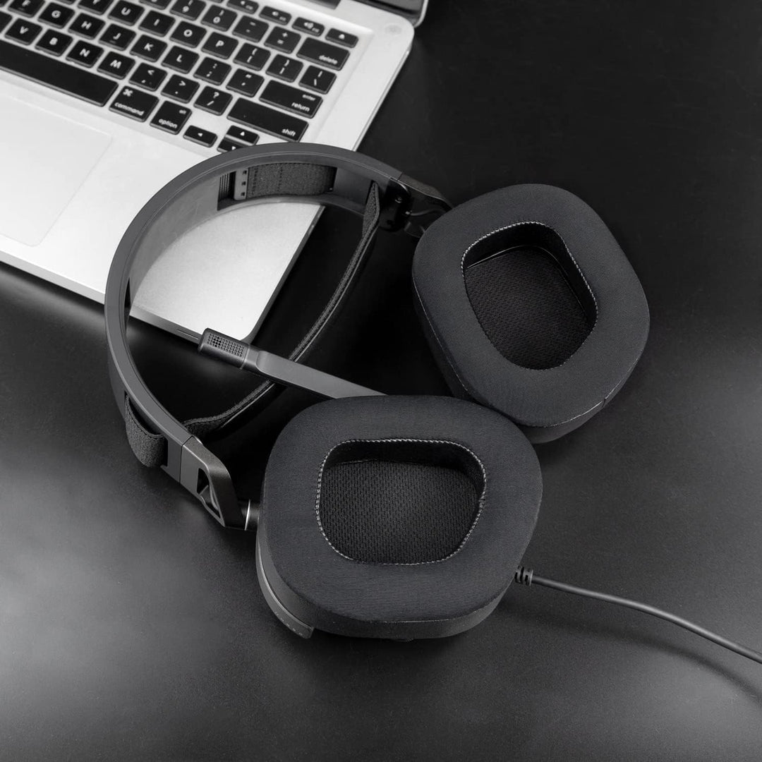 SOULWIT Kühlgel Ersatz Ohrpolster für Corsair HS80 MAX/ HS80 RGB USB Wired/HS 80 RGB Wireless Gaming