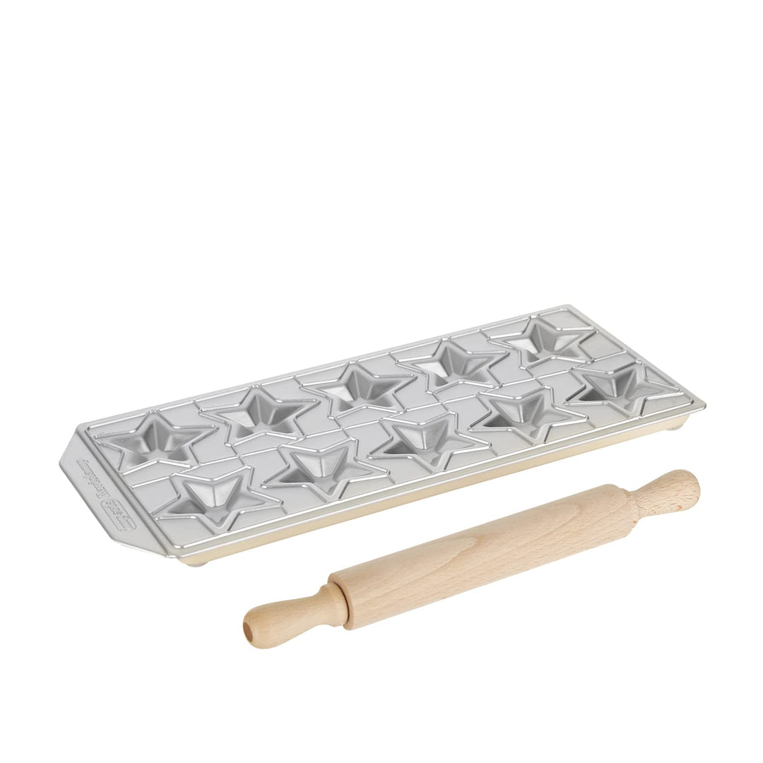 G S D Haushaltsgeräte 29 006 Ravioliform Ravioli Stelline mit Teigrolle